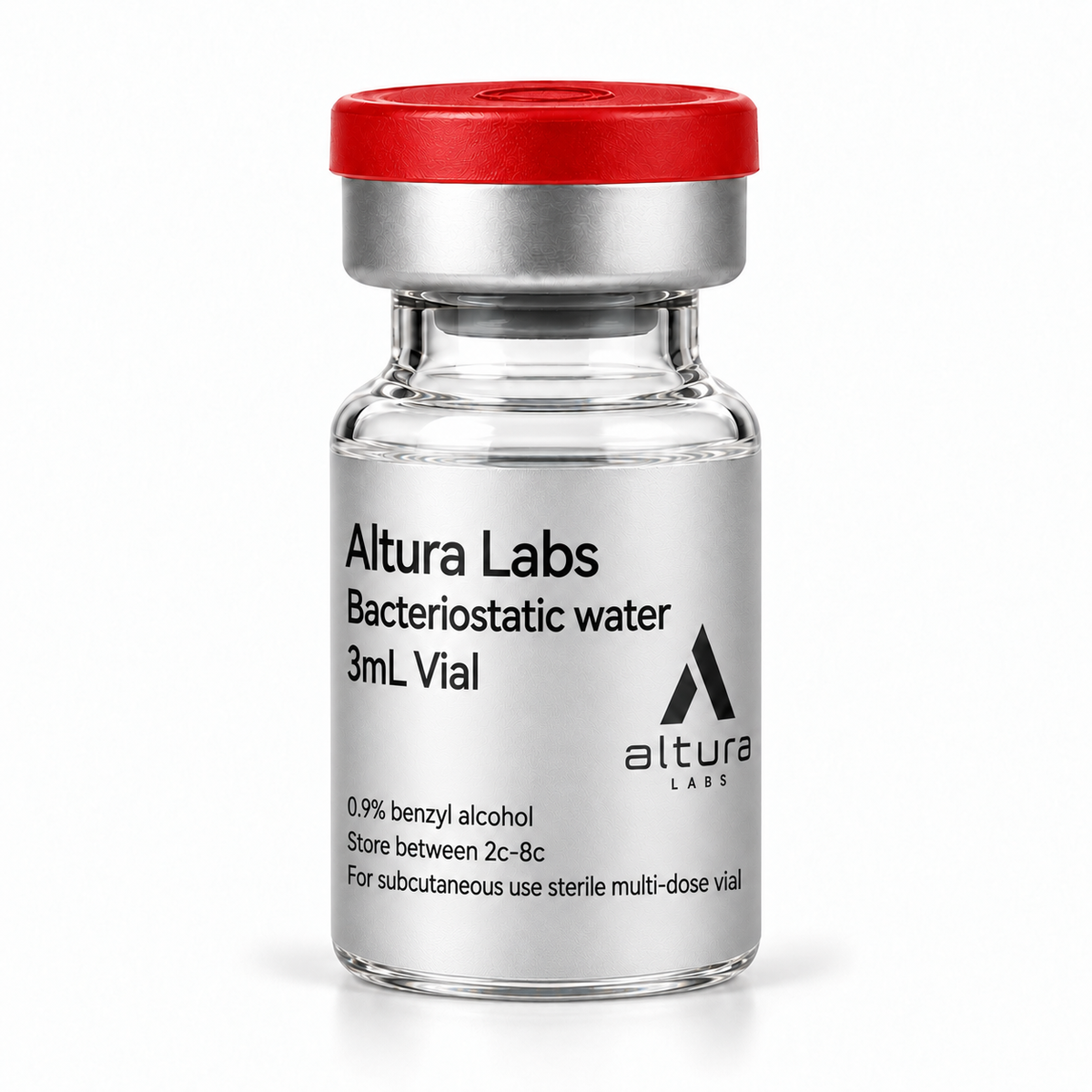 BAC Water 3mL Single vial