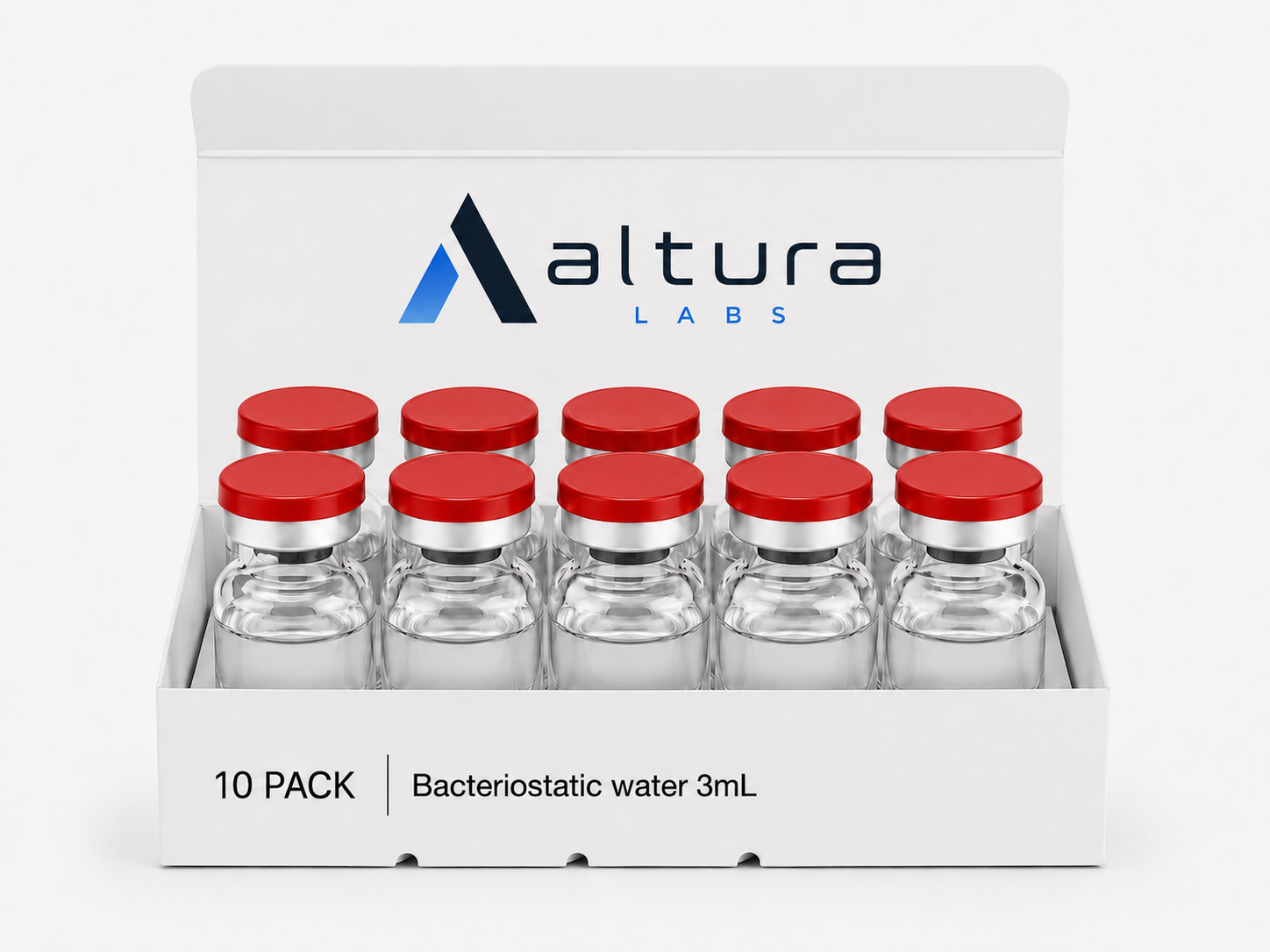 BAC Water (10) vials 3ml/10ml
