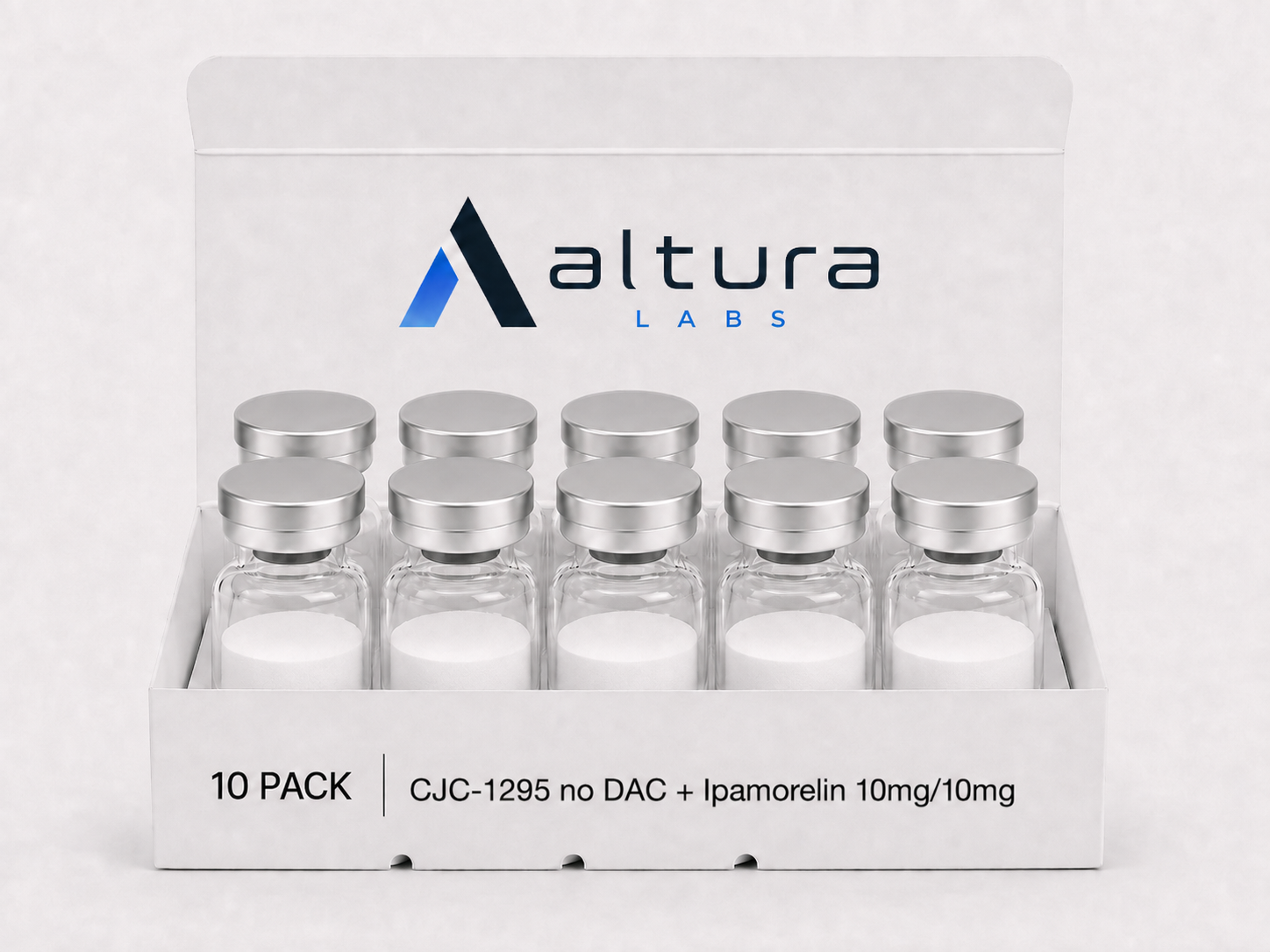 CJC-1295 no dac + Ipamorelin (10) vials 5mg/5mg-10mg/10mg