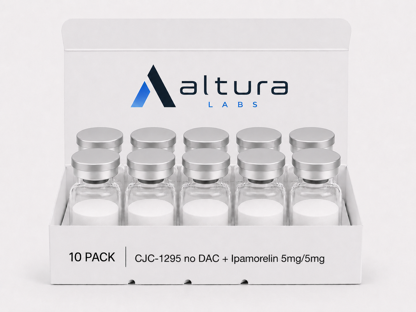 CJC-1295 no dac + Ipamorelin (10) vials 5mg/5mg-10mg/10mg
