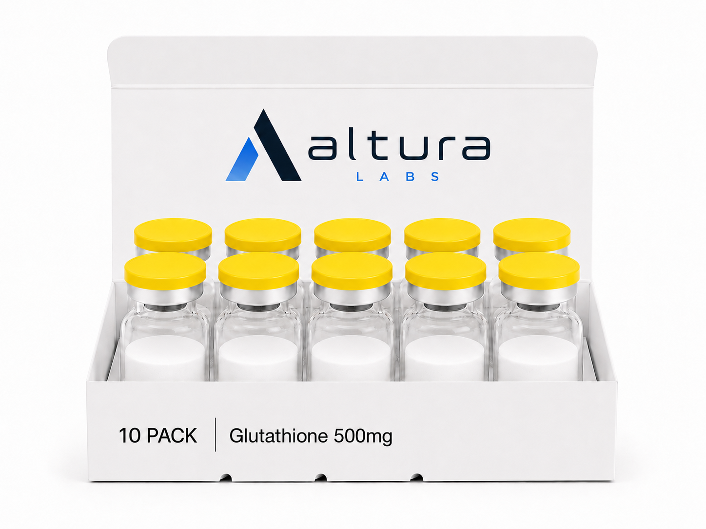 Glutathione (10) vials 500mg-1500mg