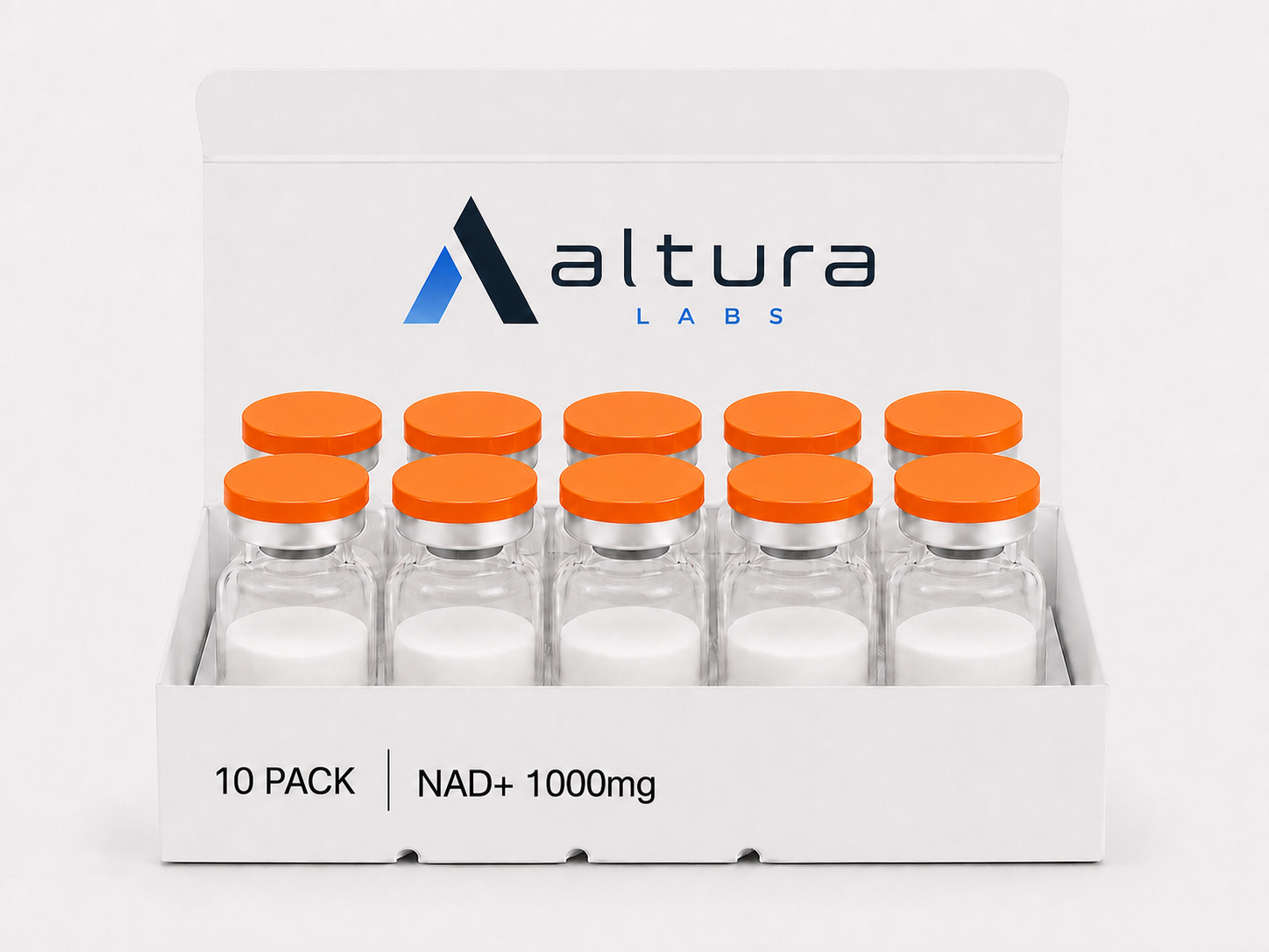 NAD+ (10) vials 100mg-1000mg