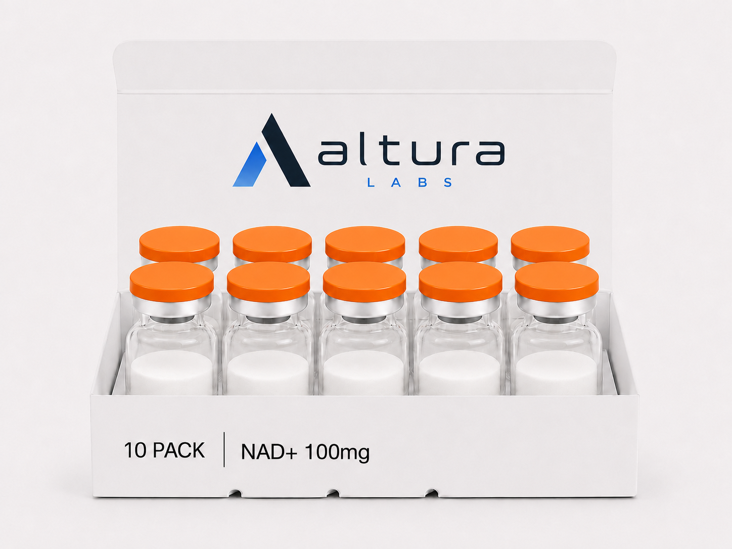NAD+ (10) vials 100mg-1000mg