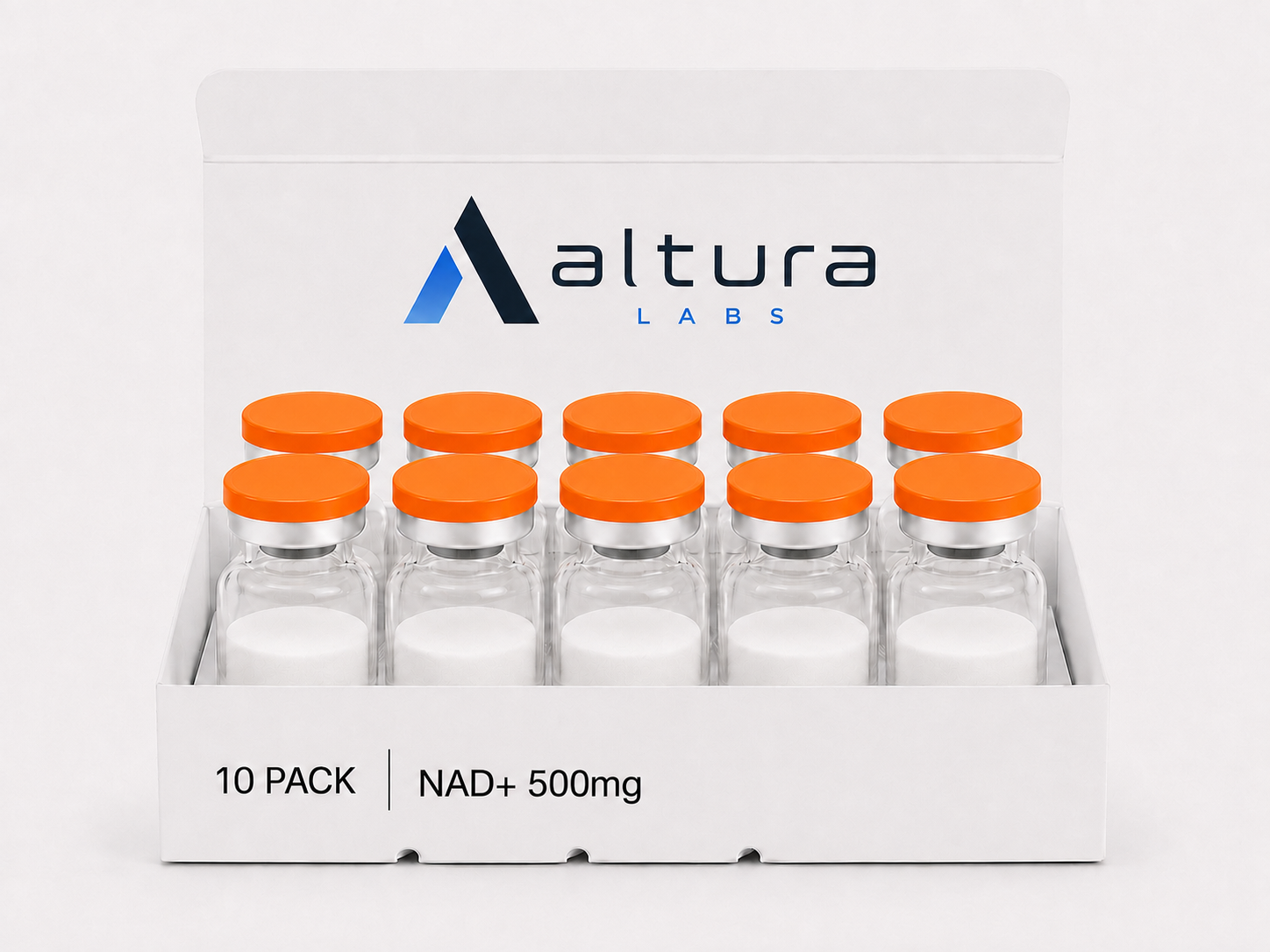 NAD+ (10) vials 100mg-1000mg