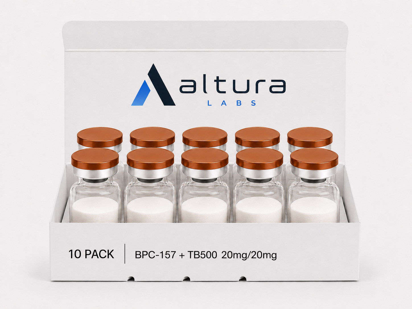 Wolverine stack (bpc/tb500) (10) vials 5mg/5mg-20mg/20mg